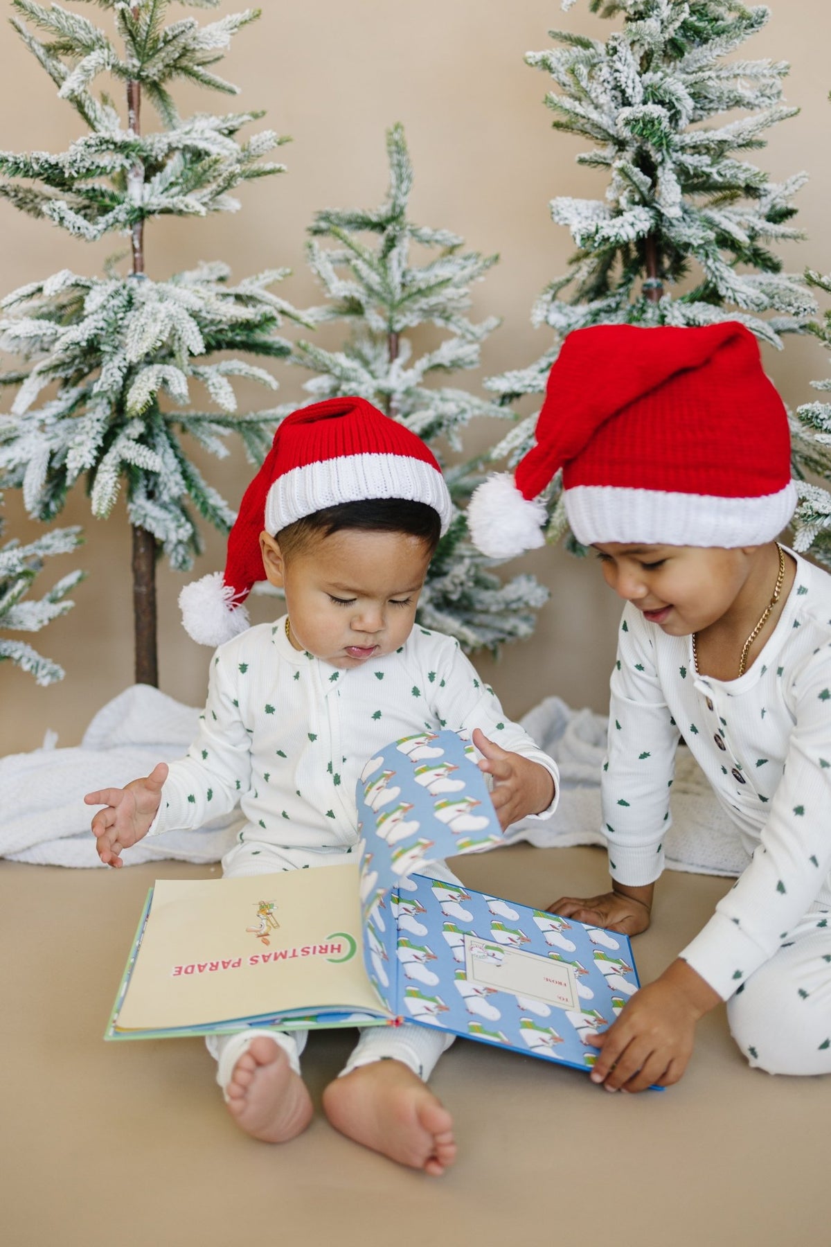 Tiny Trees Ribbed Bamboo 2pc Henley Pajamas - Shop Avnu
