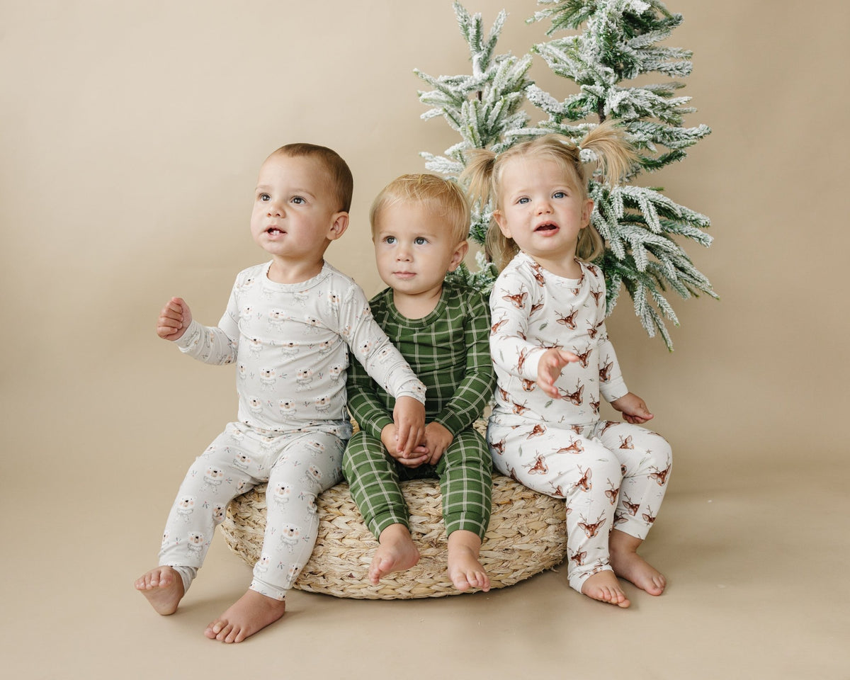 Polar Bear 2pc Bamboo Pajamas - Shop Avnu