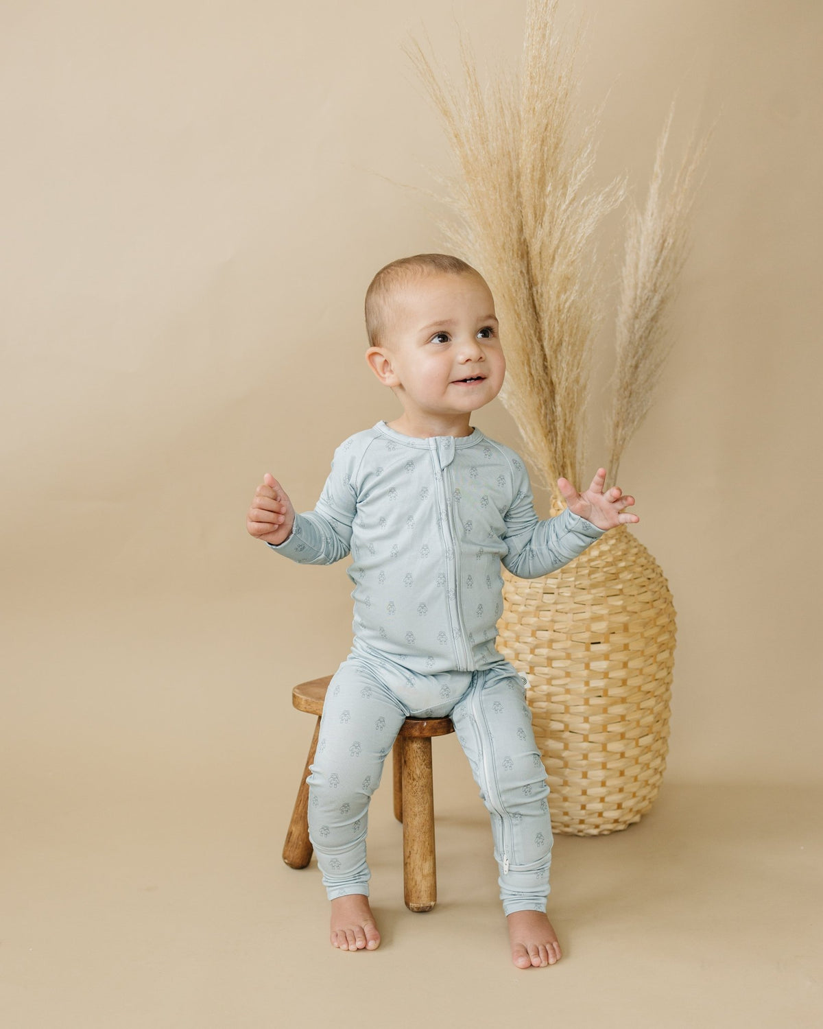 Fly Me to the Moon Bamboo Zippy Pajamas - Shop Avnu