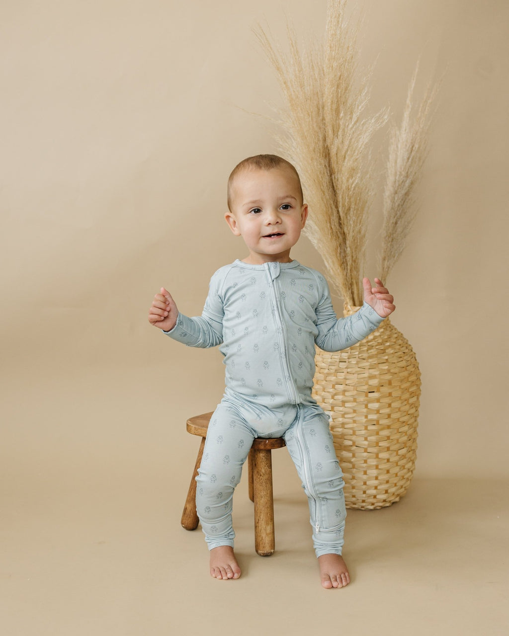 Fly Me to the Moon Bamboo Zippy Pajamas - Shop Avnu