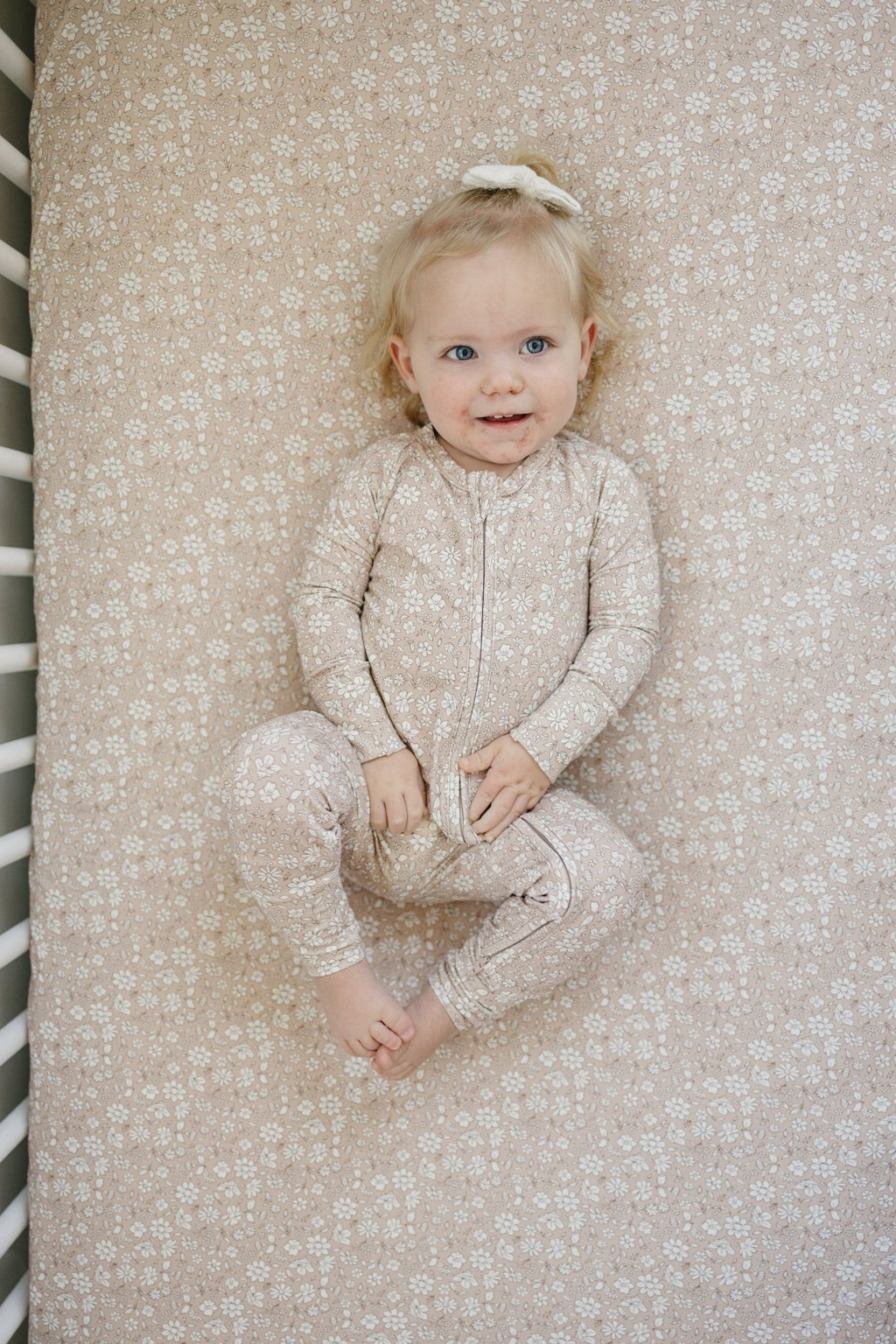 Dainty Ditsy Bamboo Zippy Romper - Shop Avnu