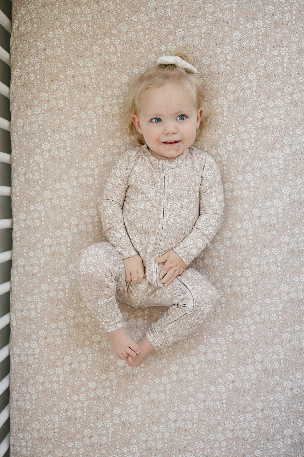 Dainty Ditsy Bamboo Zippy Romper - Shop Avnu