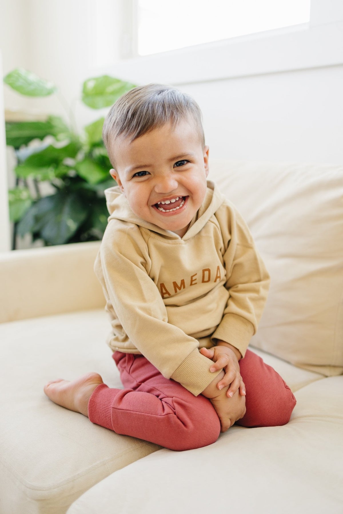Camel ‘Gameday’ Hooded Sweatshirt - Shop Avnu