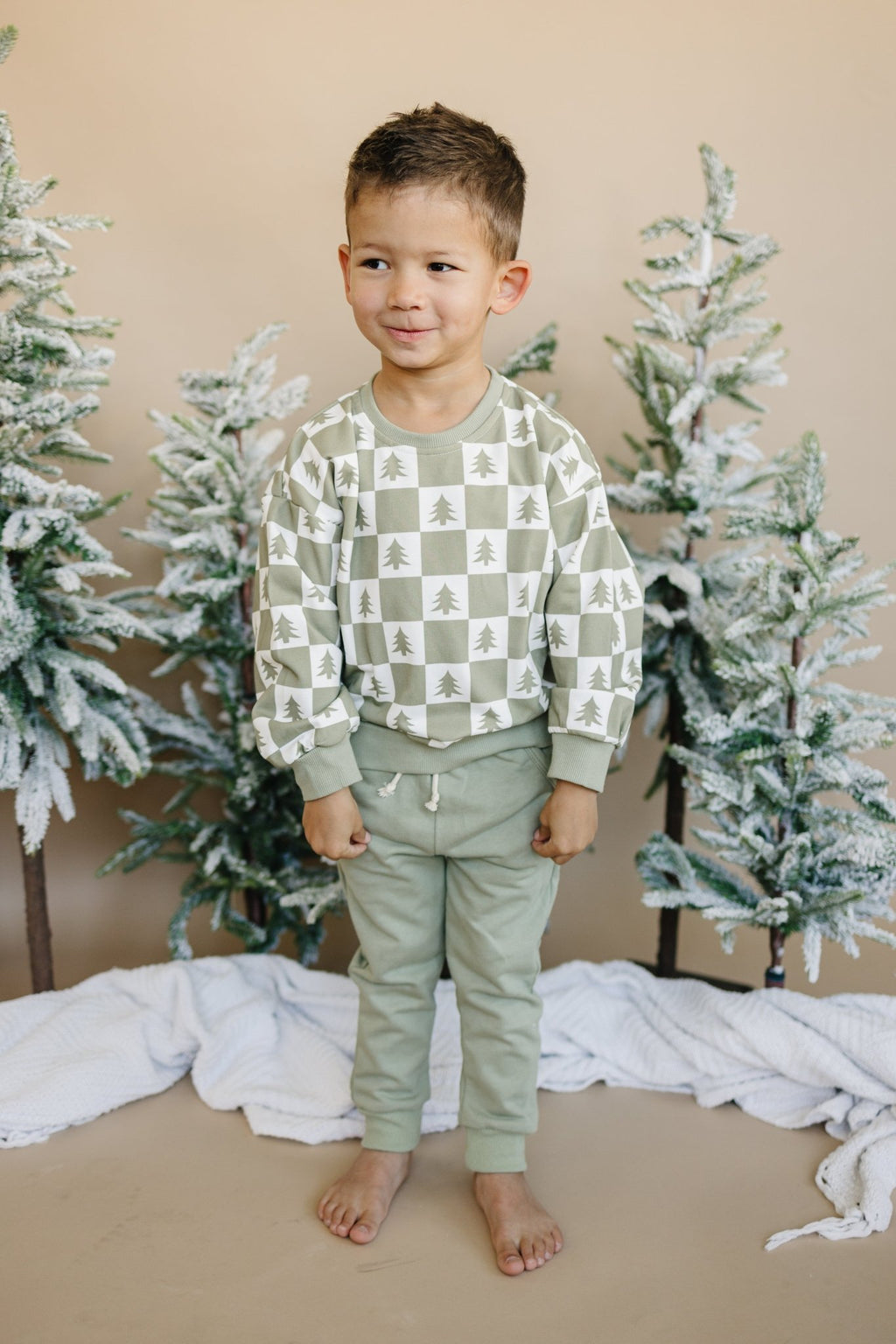 Cotton French Terry Jogger Pants - Shop Avnu