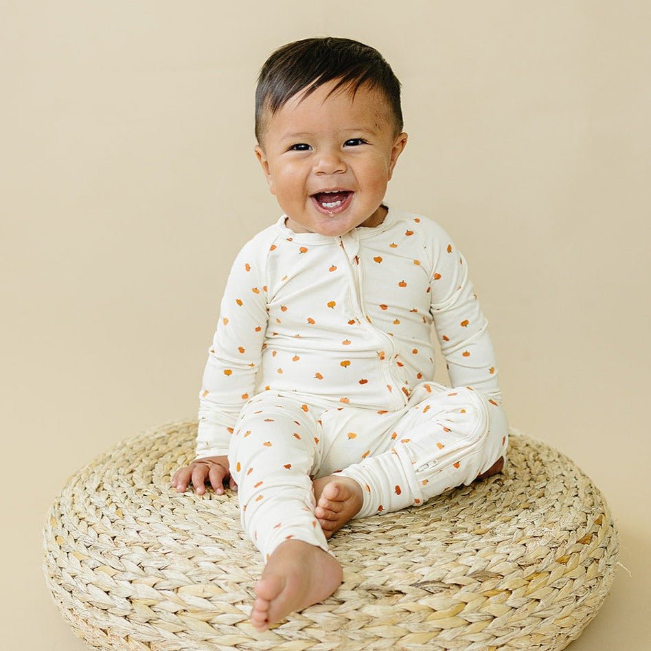 Little Pumpkin Bamboo Zippy Romper - Shop Avnu