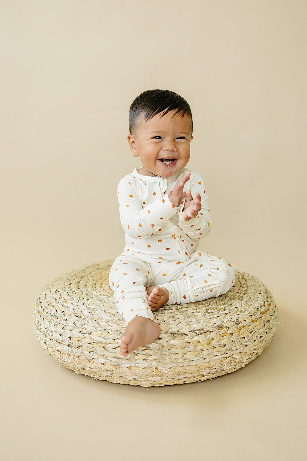 Little Pumpkin Bamboo Zippy Romper - Shop Avnu