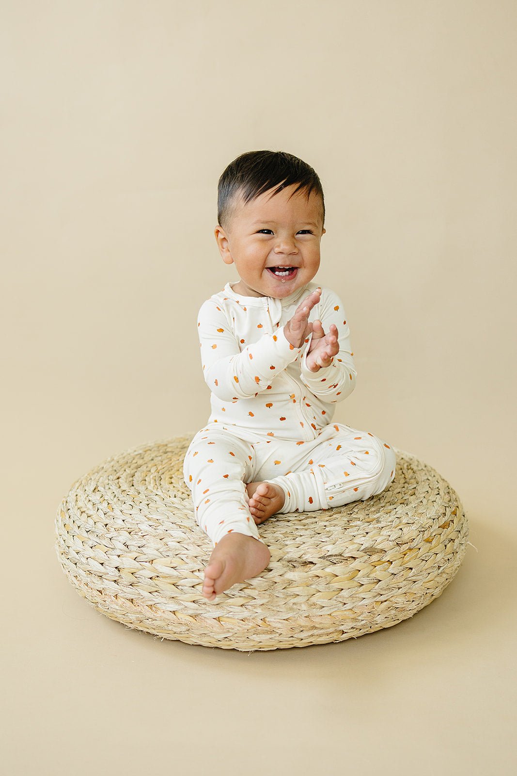 Little Pumpkin Bamboo Zippy Romper - Shop Avnu