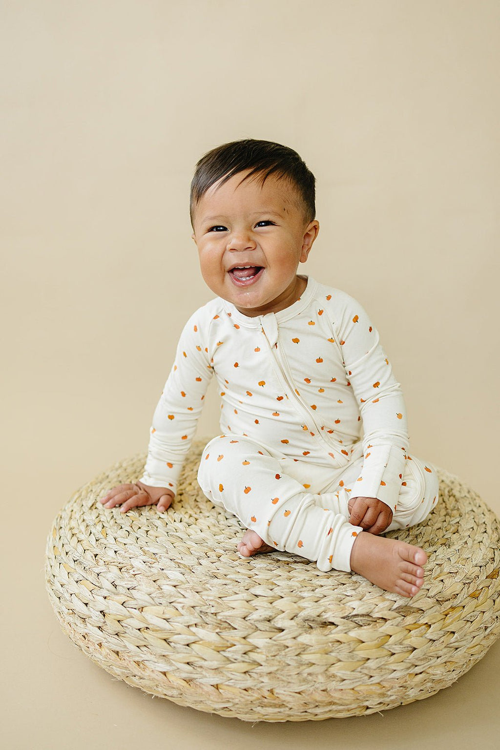 Little Pumpkin Bamboo Zippy Romper - Shop Avnu