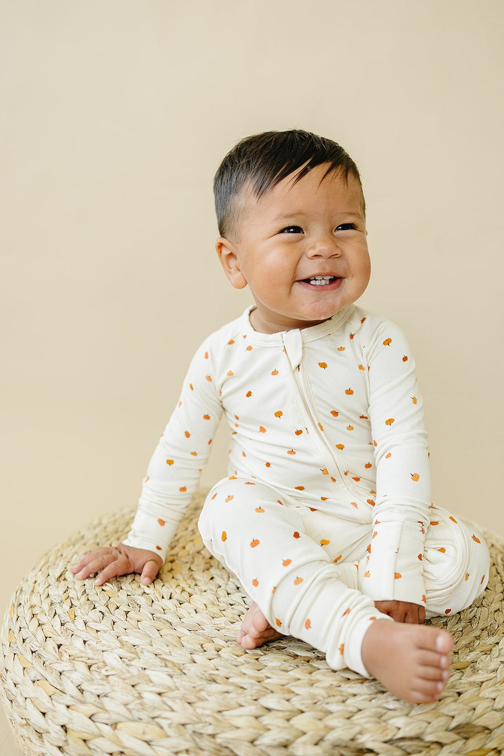 Little Pumpkin Bamboo Zippy Romper - Shop Avnu