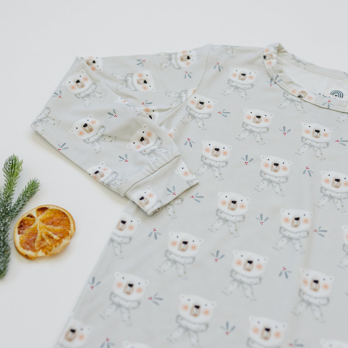 Polar Bear 2pc Bamboo Pajamas - Shop Avnu