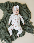 Reindeer Games Ribbed Bamboo Zippy Pajamas *NB to 3/6m left - Shop Avnu