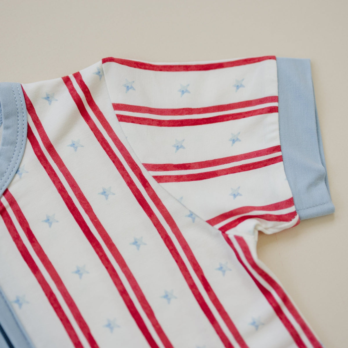 Stars & Stripes Bamboo Shorty Pajamas - Shop Avnu