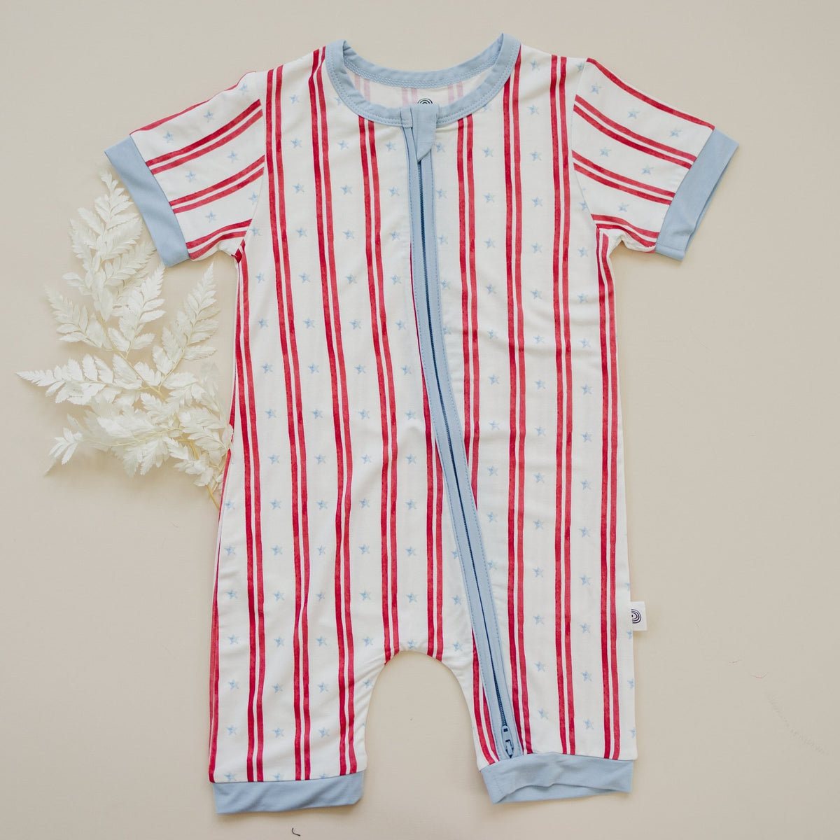 Stars & Stripes Bamboo Shorty Pajamas - Shop Avnu