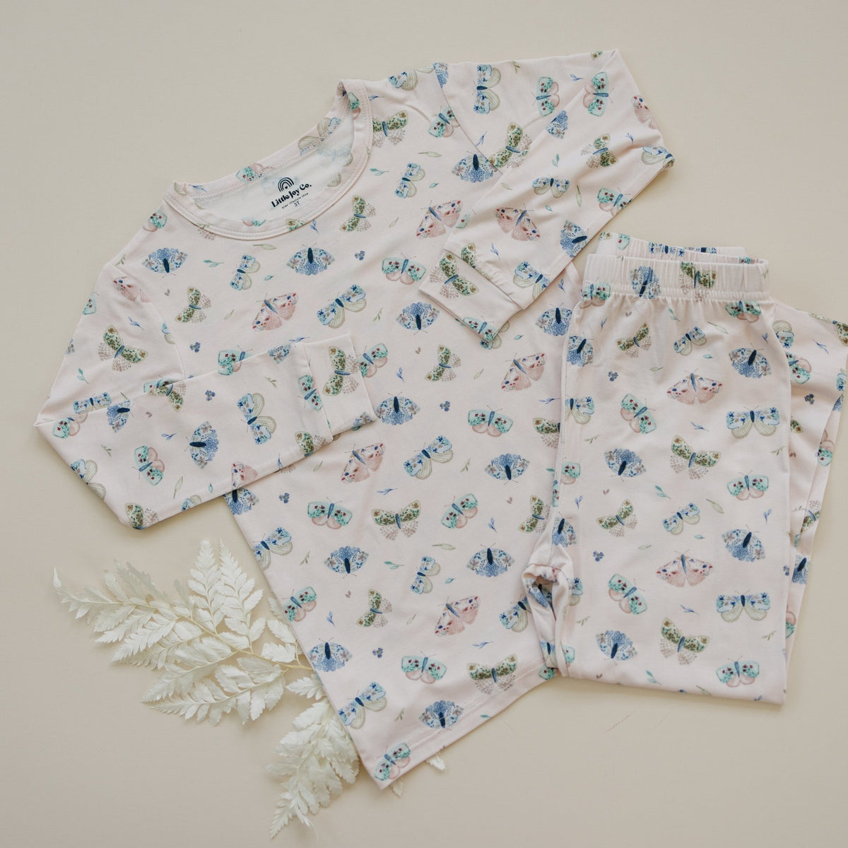 Luna Moths 2pc Bamboo Pajamas - Shop Avnu