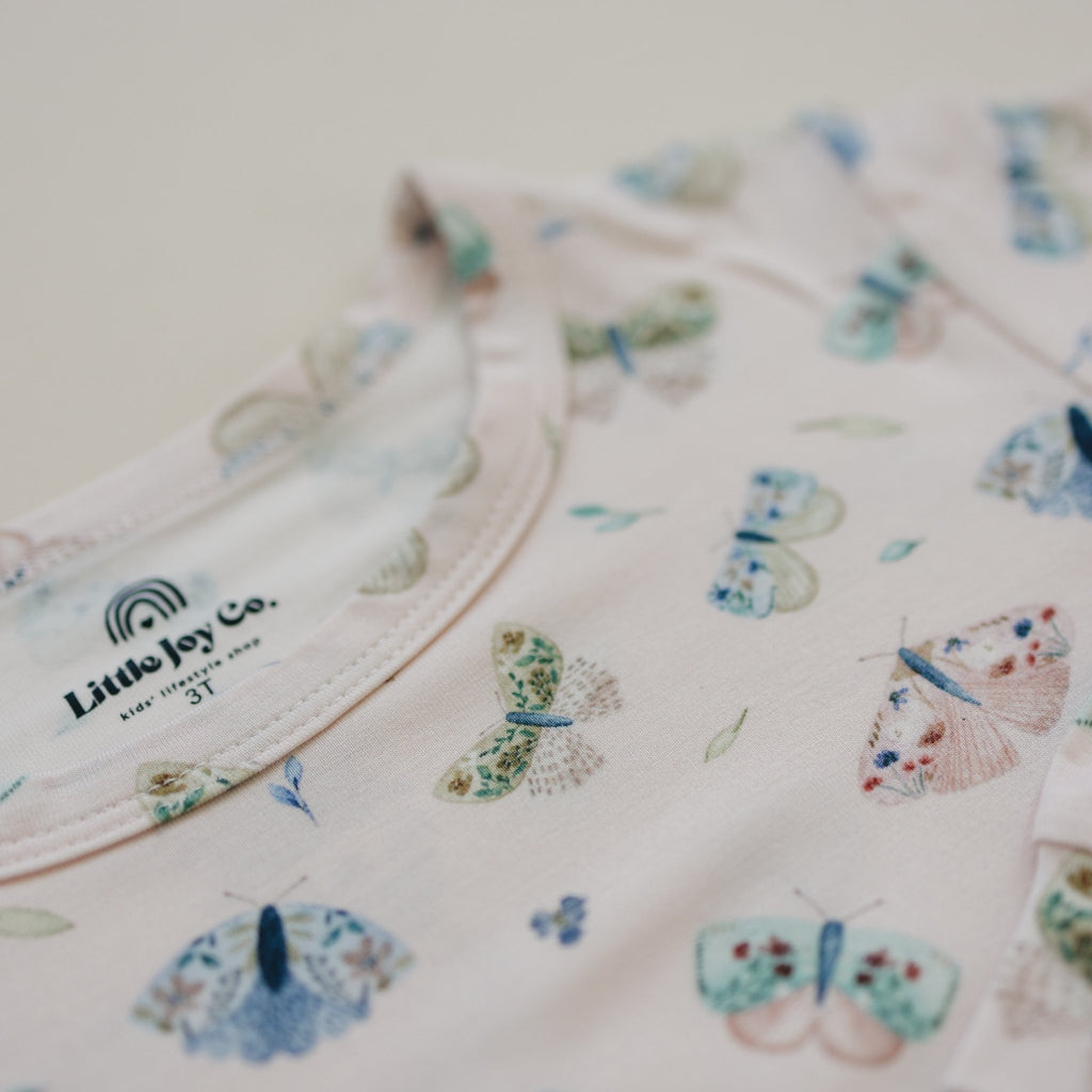 Luna Moths 2pc Bamboo Pajamas - Shop Avnu