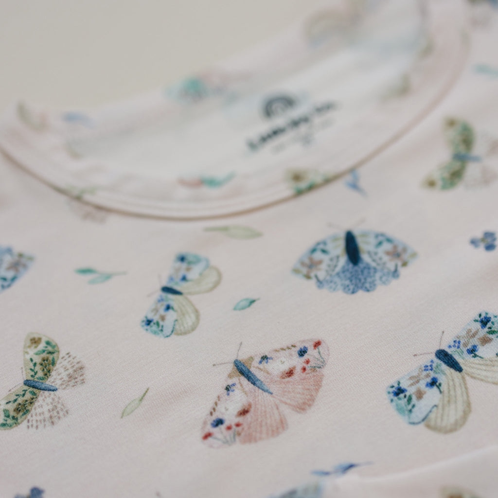 Luna Moths 2pc Bamboo Pajamas - Shop Avnu