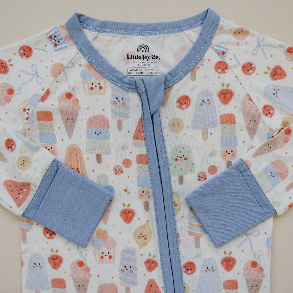 Sweet Summertime Bamboo Zippy Pajamas - Shop Avnu