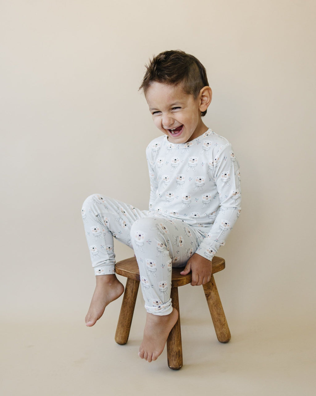 Polar Bear 2pc Bamboo Pajamas - Shop Avnu