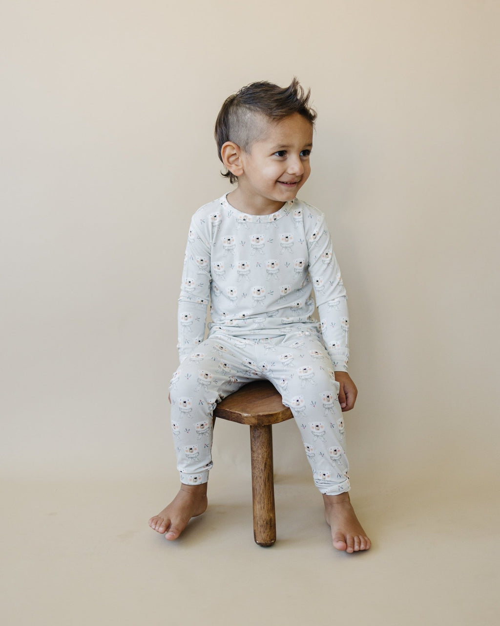Polar Bear 2pc Bamboo Pajamas - Shop Avnu