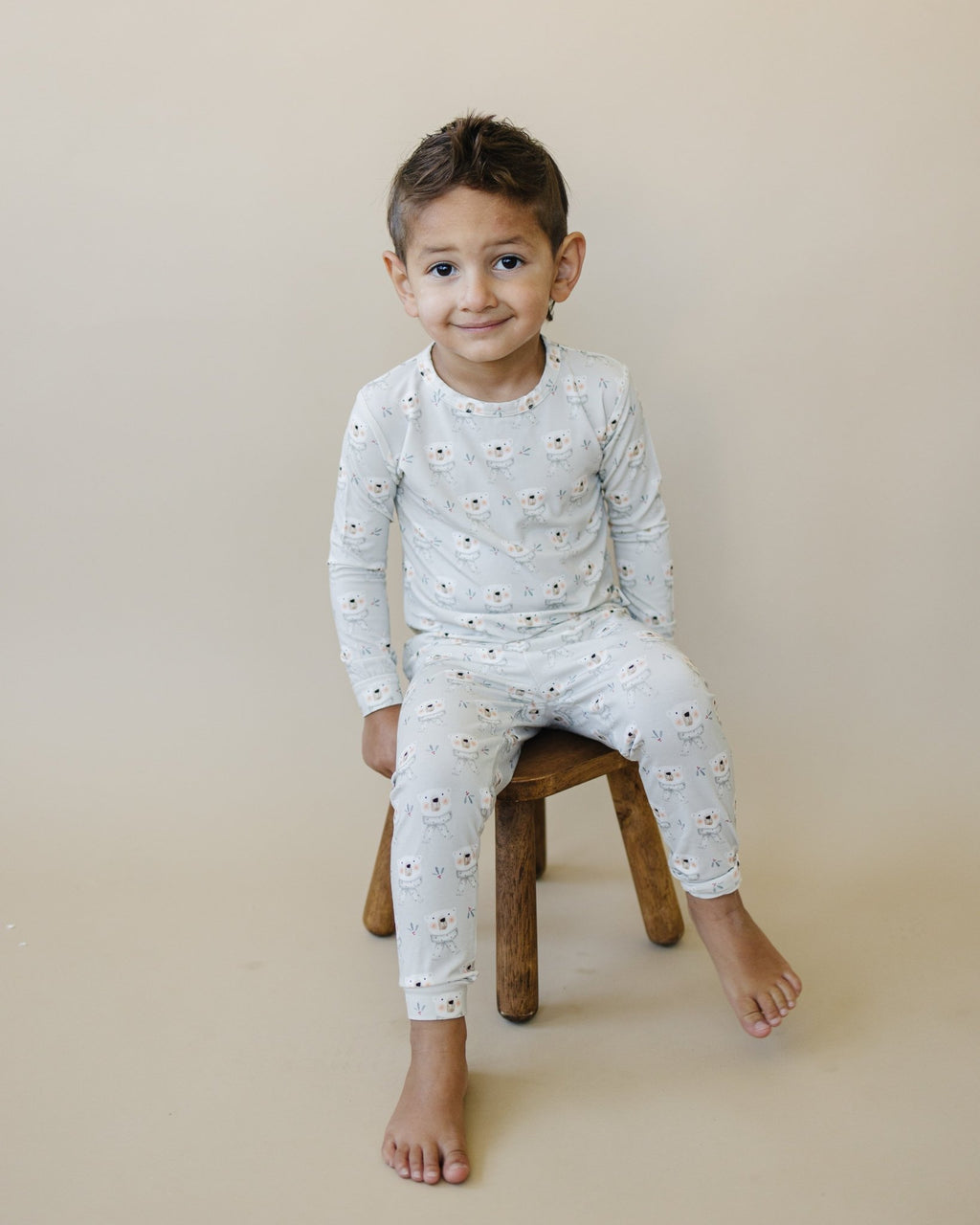 Polar Bear 2pc Bamboo Pajamas - Shop Avnu