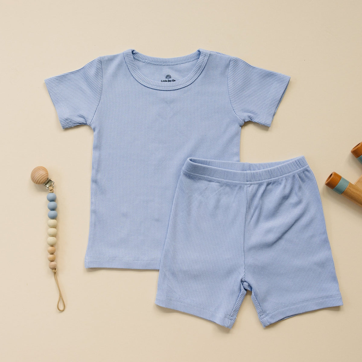 Solid Ribbed Bamboo 2pc Pajamas - more colors - Shop Avnu