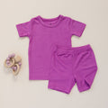Solid Ribbed Bamboo 2pc Pajamas - more colors - Shop Avnu