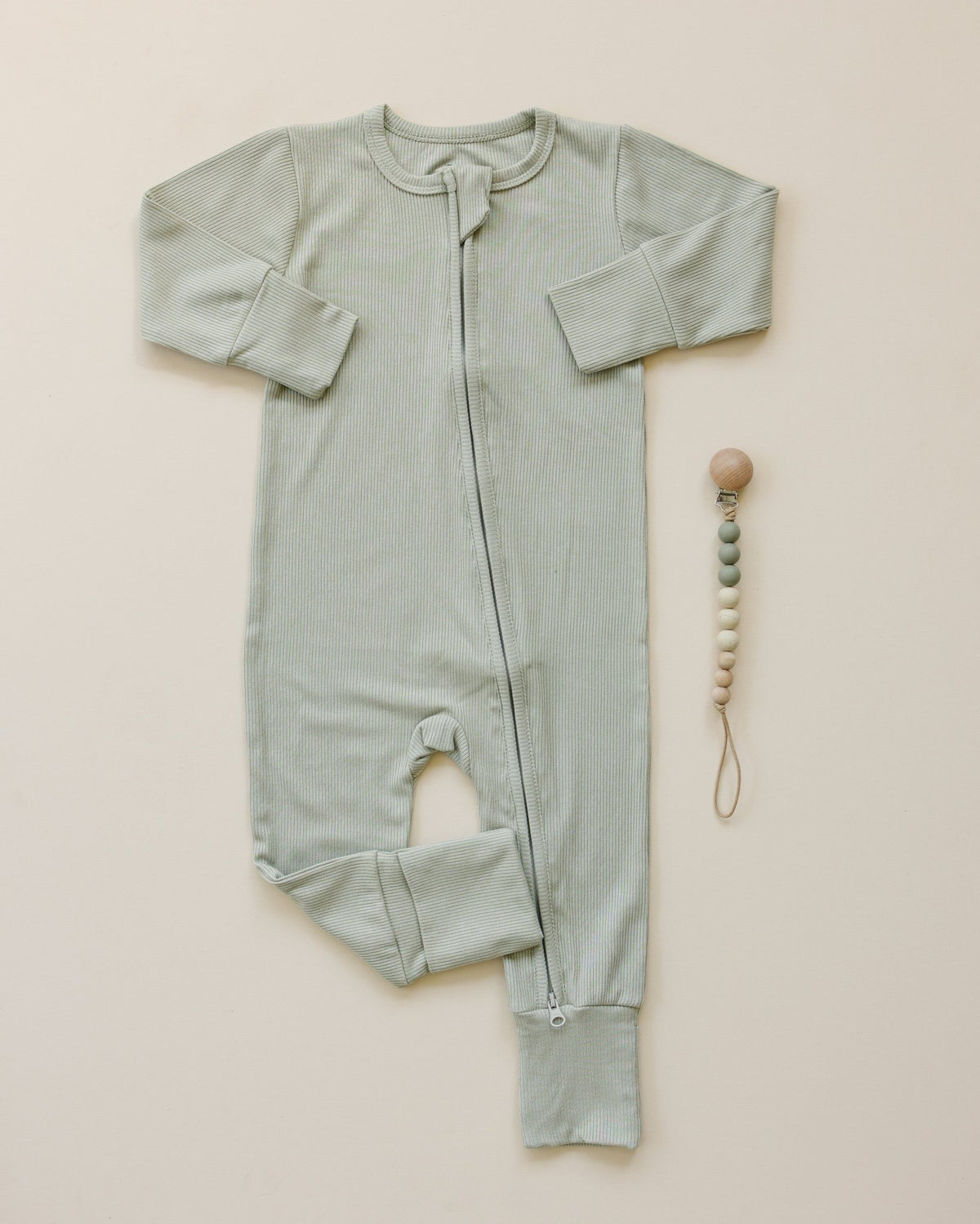 Solid Ribbed Bamboo Zippy Romper - more colors - Shop Avnu