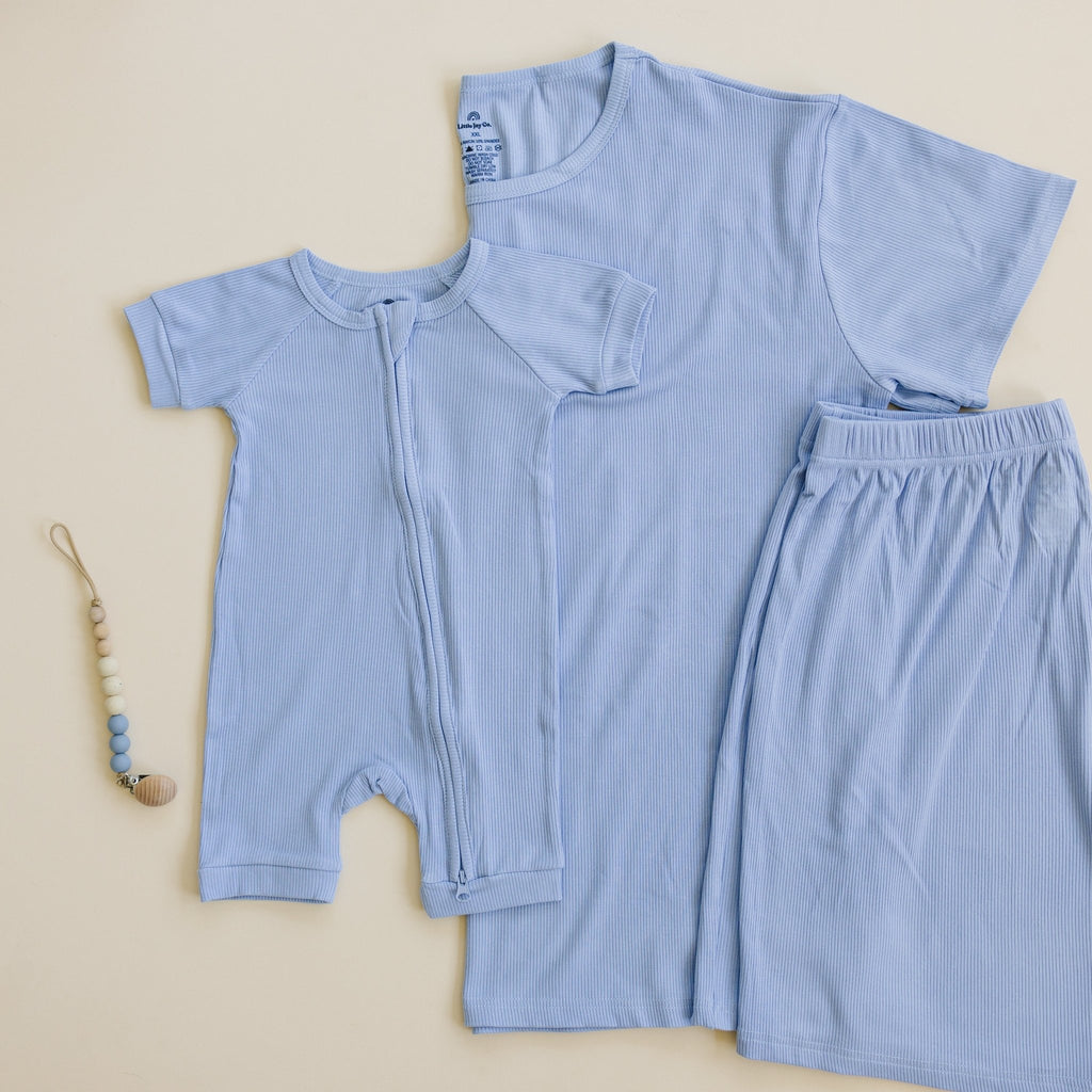 Women's Ribbed Bamboo Pajama Top & Bottoms - sold as separates - Shop Avnu
