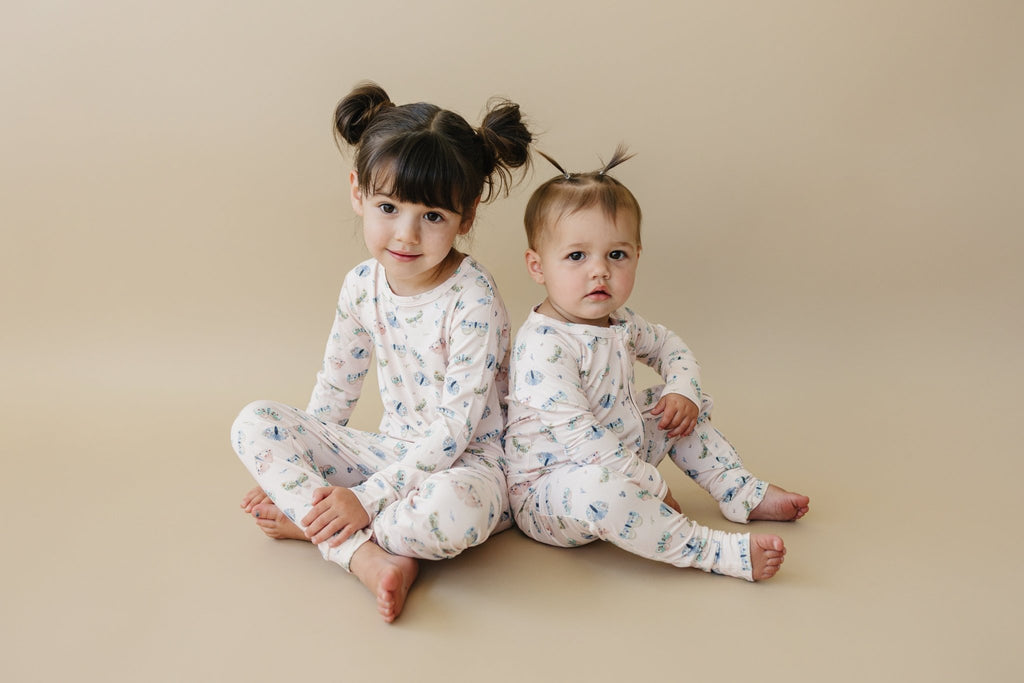 Luna Moths 2pc Bamboo Pajamas - Shop Avnu