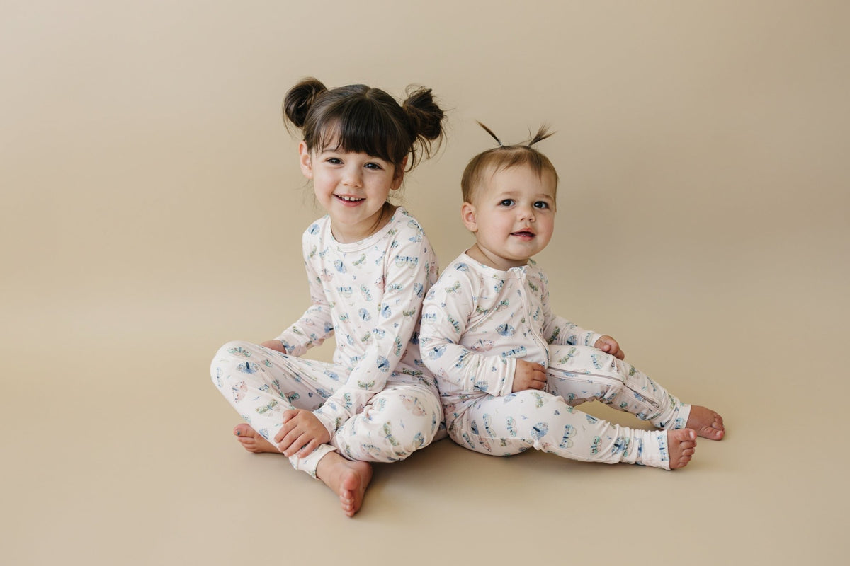 Luna Moths 2pc Bamboo Pajamas - Shop Avnu