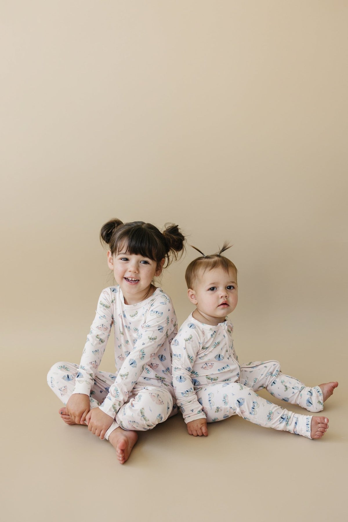 Luna Moths Bamboo Zippy Pajamas - Shop Avnu