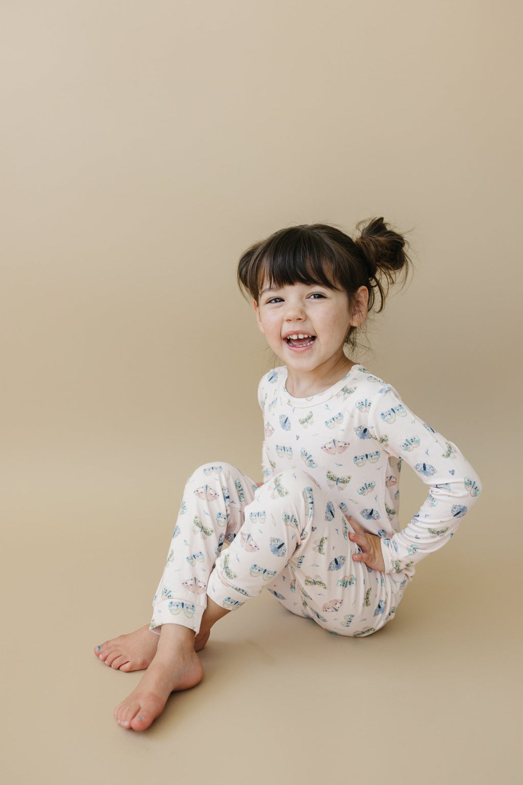 Luna Moths 2pc Bamboo Pajamas - Shop Avnu