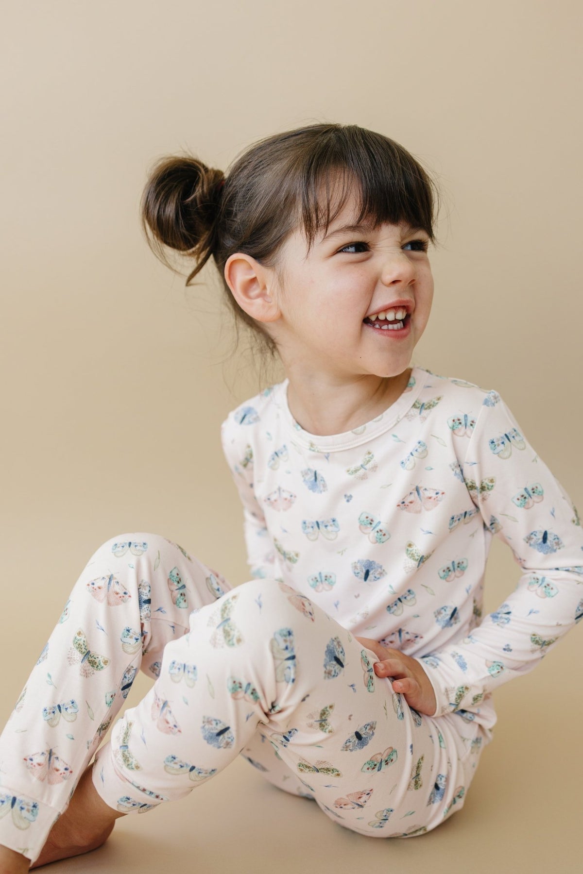 Luna Moths 2pc Bamboo Pajamas - Shop Avnu