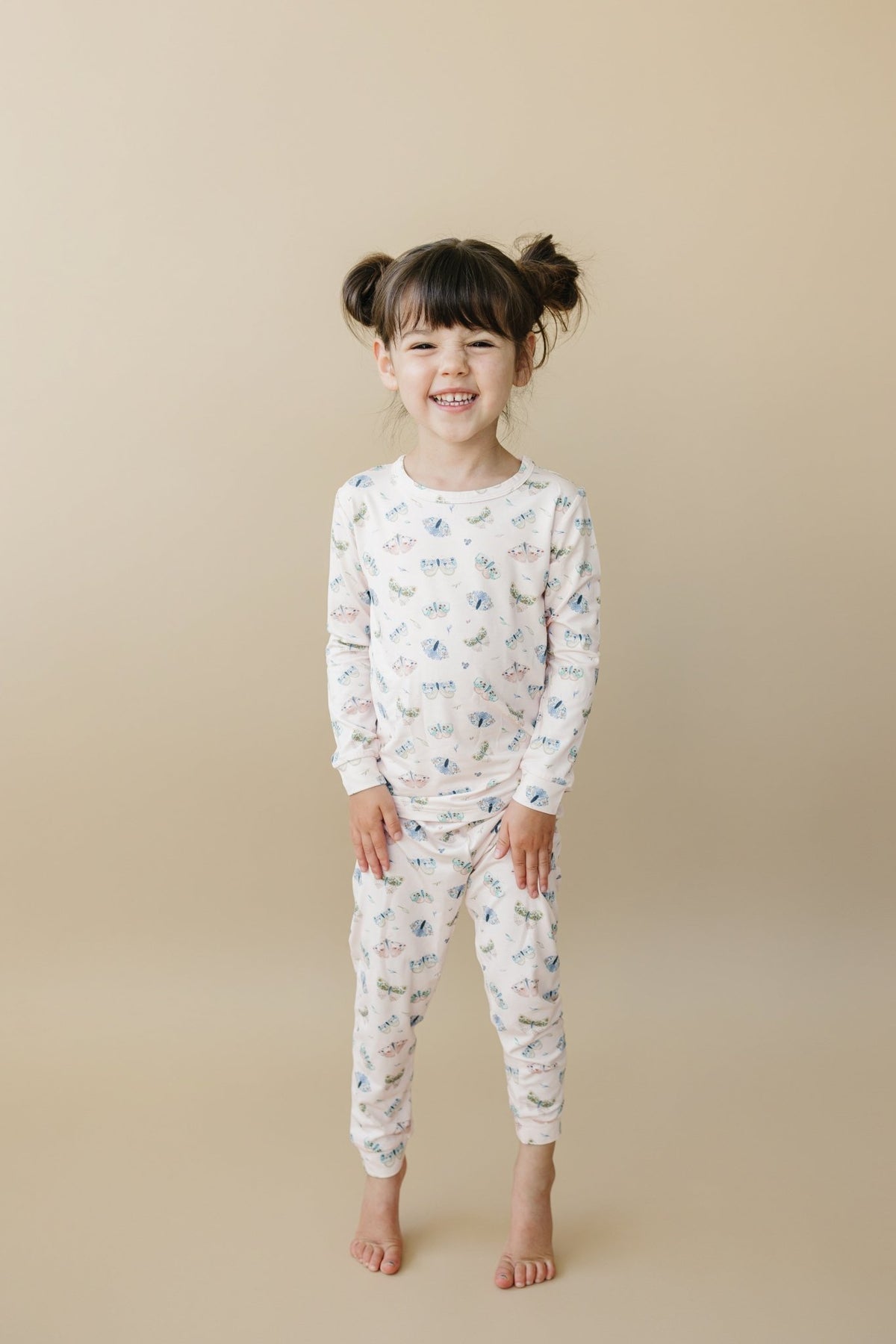 Luna Moths 2pc Bamboo Pajamas - Shop Avnu