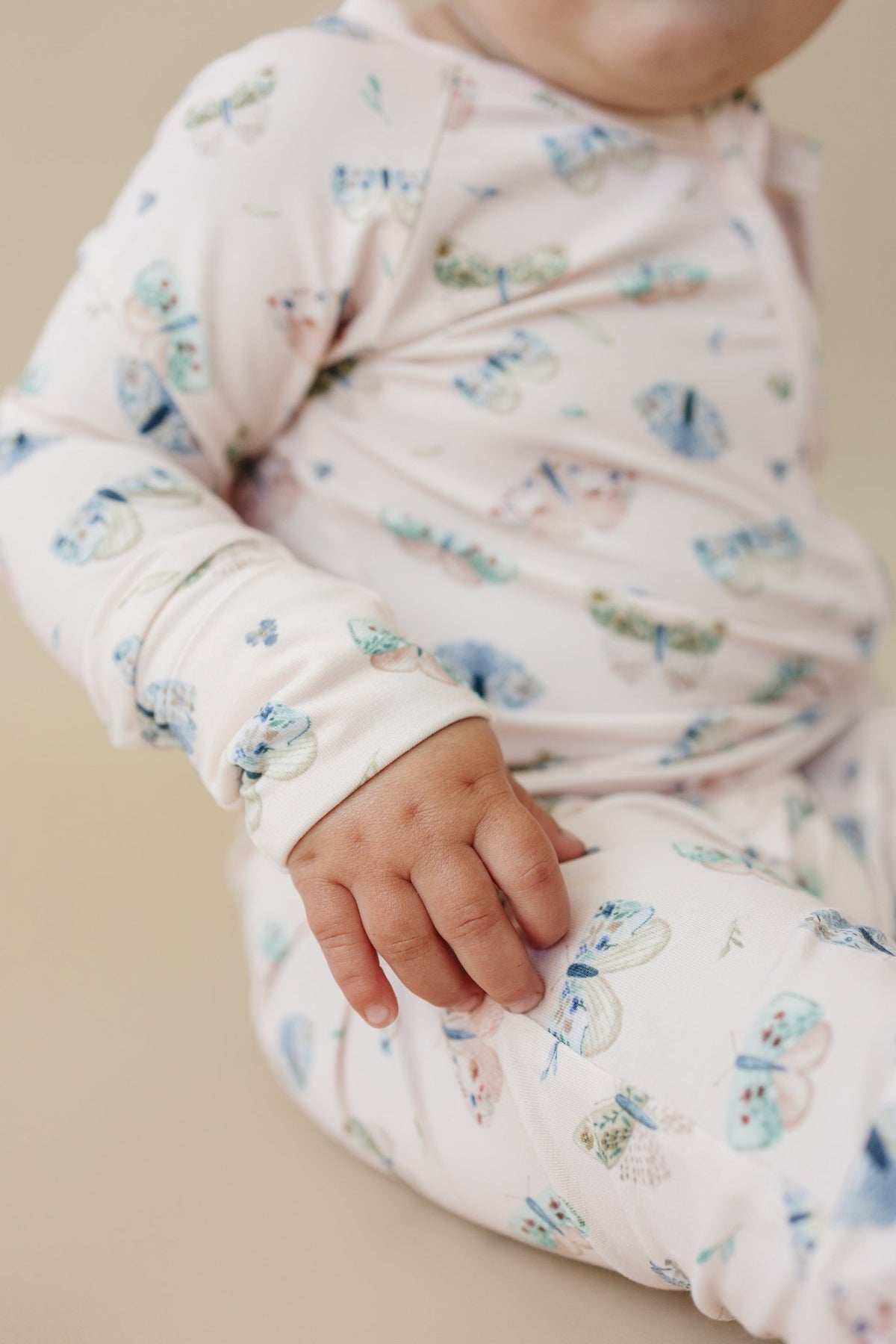 Luna Moths Bamboo Zippy Pajamas - Shop Avnu
