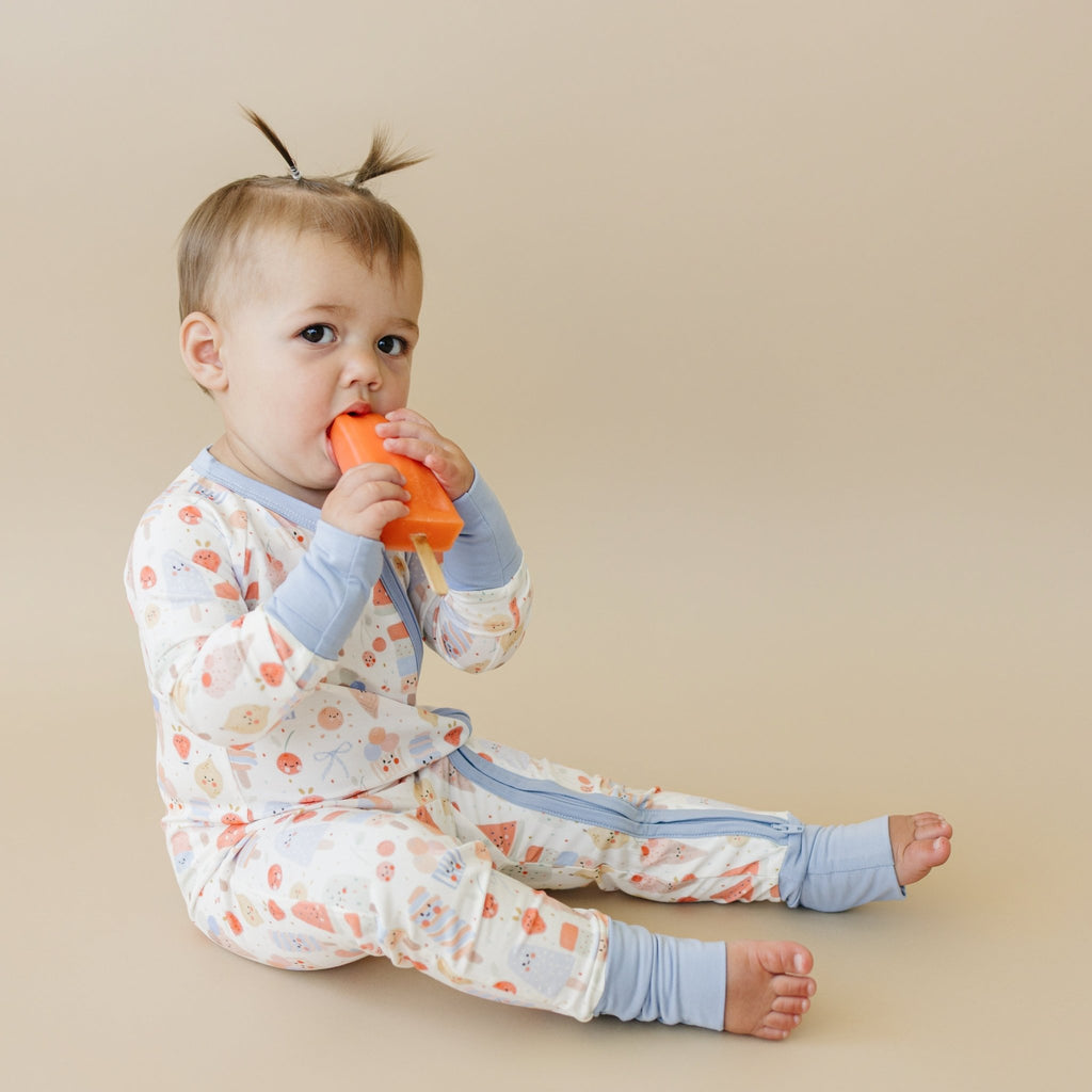 Sweet Summertime Bamboo Zippy Pajamas - Shop Avnu