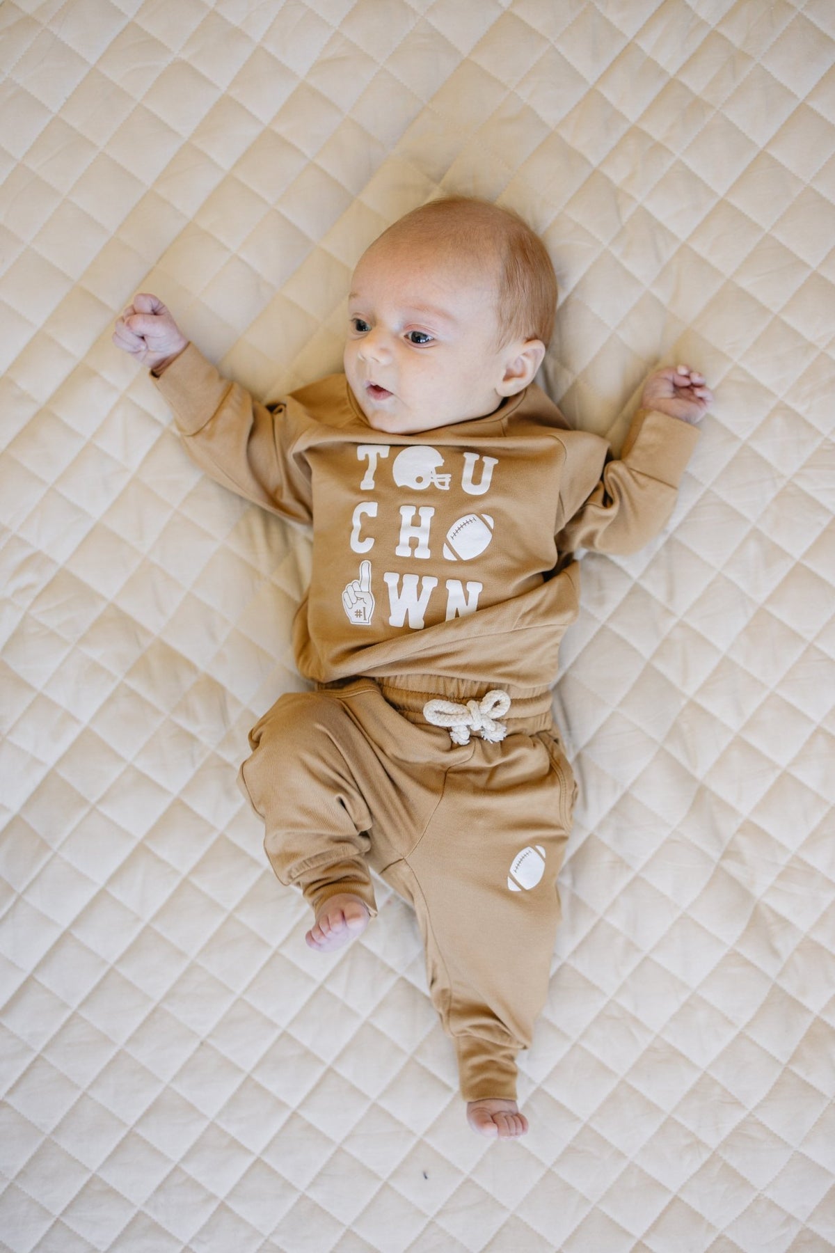 Touchdown Football Bamboo Crewneck & Jogger Set *2T - 5T left - Shop Avnu