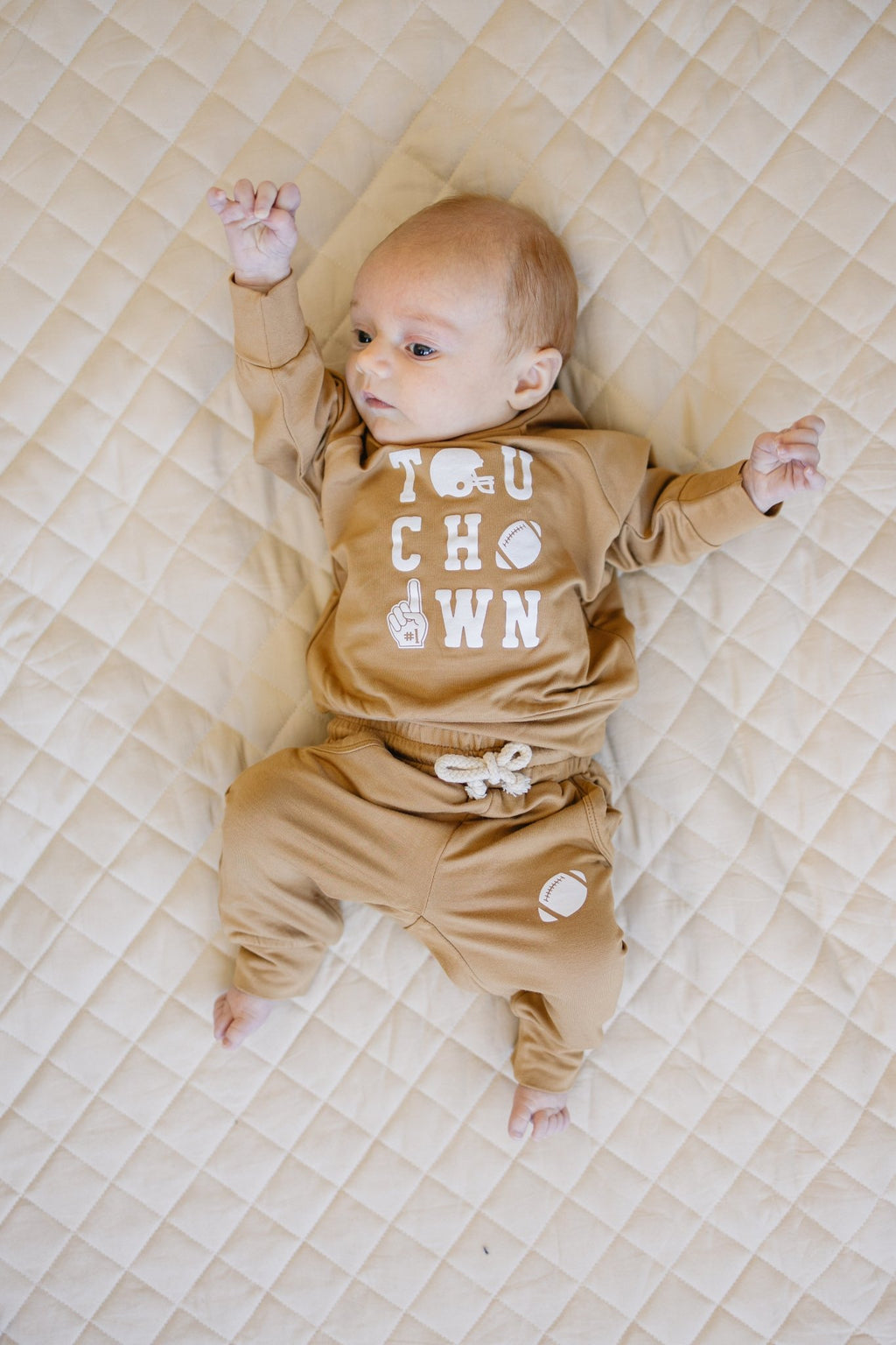 Touchdown Football Bamboo Crewneck & Jogger Set *2T - 5T left - Shop Avnu