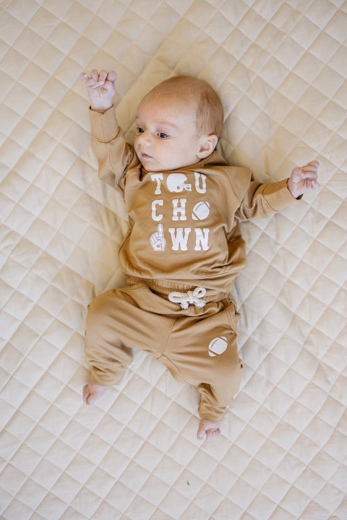 Touchdown Football Bamboo Crewneck & Jogger Set *2T - 5T left - Shop Avnu