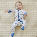 Red White & Bows Bamboo Zippy Pajamas - Shop Avnu