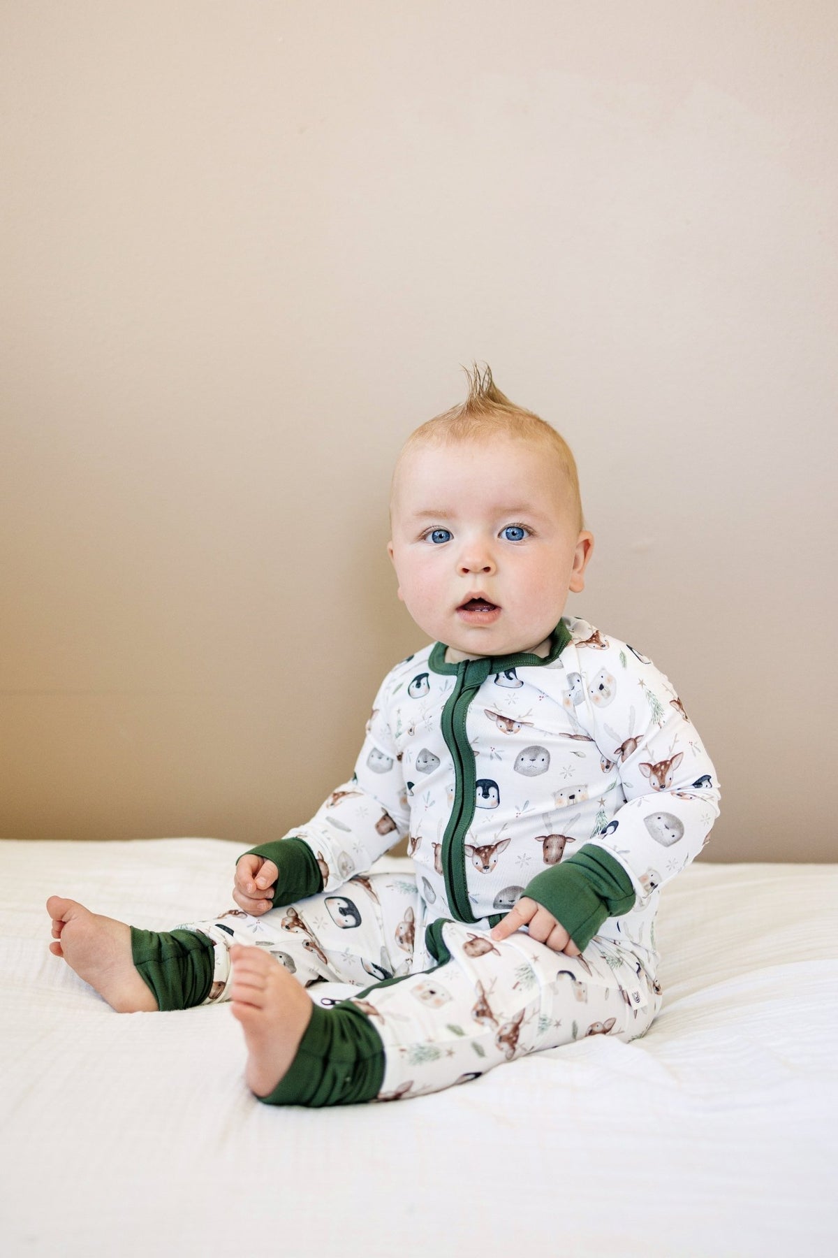 North Pole Pals Bamboo Zippy Romper *0/3m left - Shop Avnu