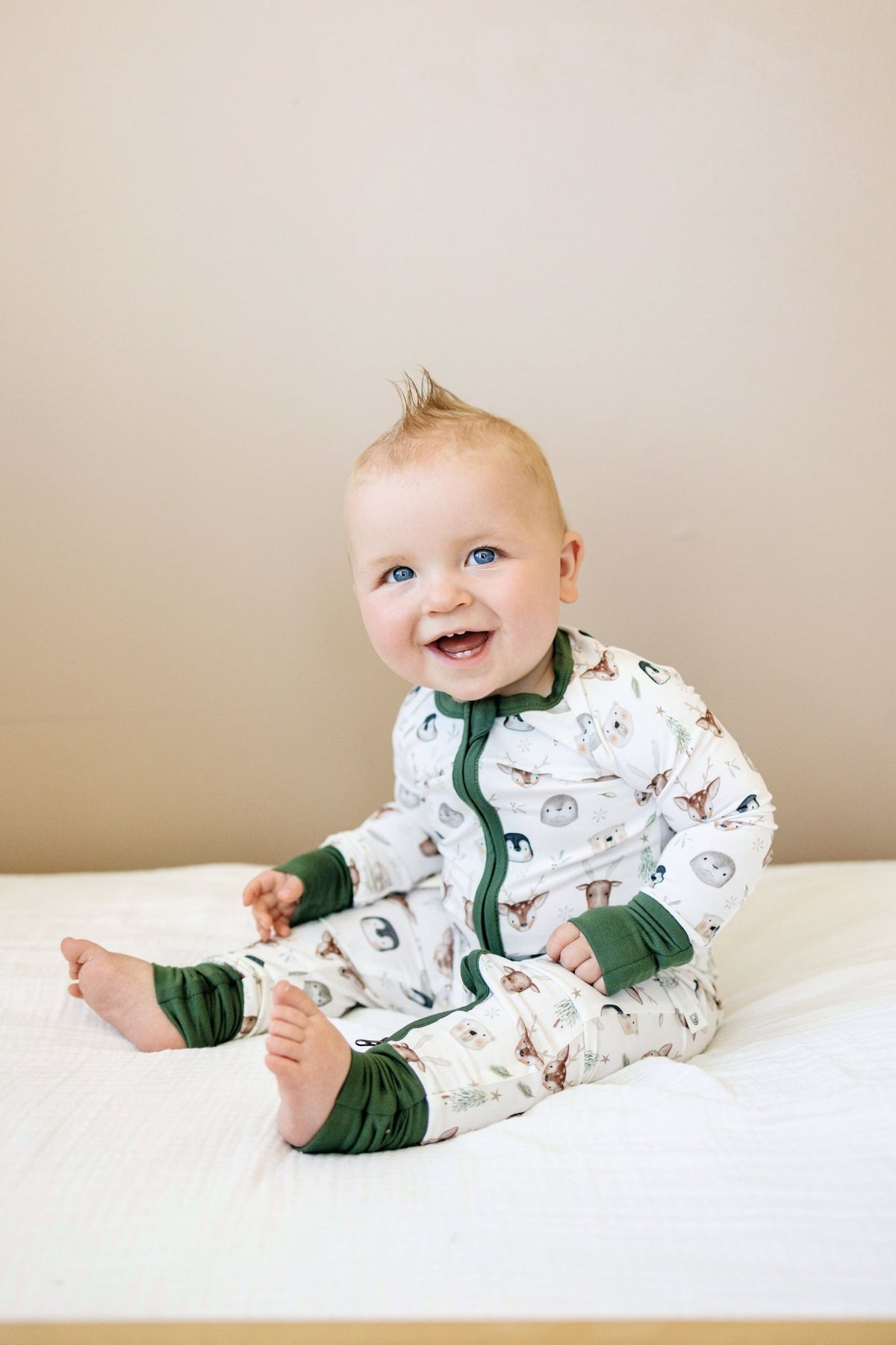 North Pole Pals Bamboo Zippy Romper *0/3m left - Shop Avnu