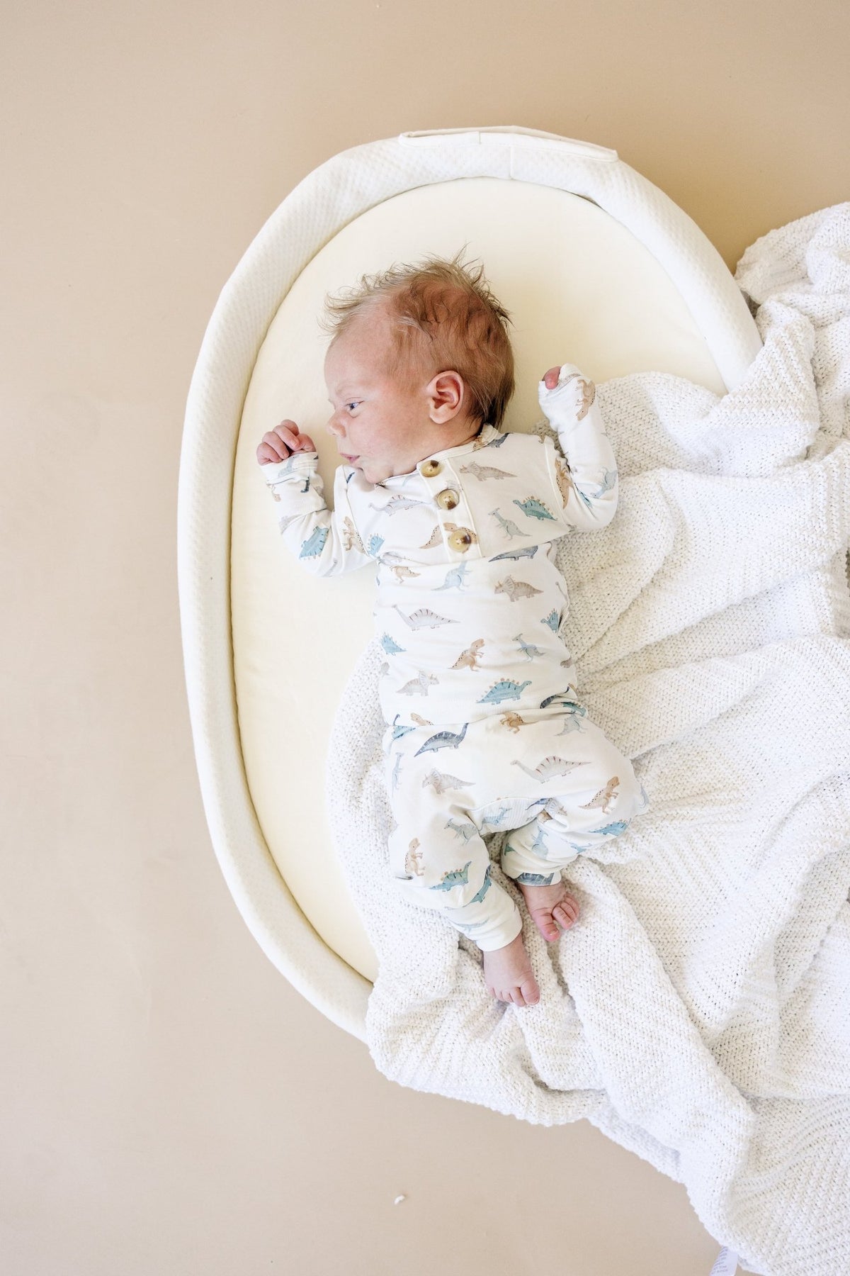 Snugglesaurus 2pc Henley Bamboo Pajamas - Sizes Newborn & Up! - Shop Avnu