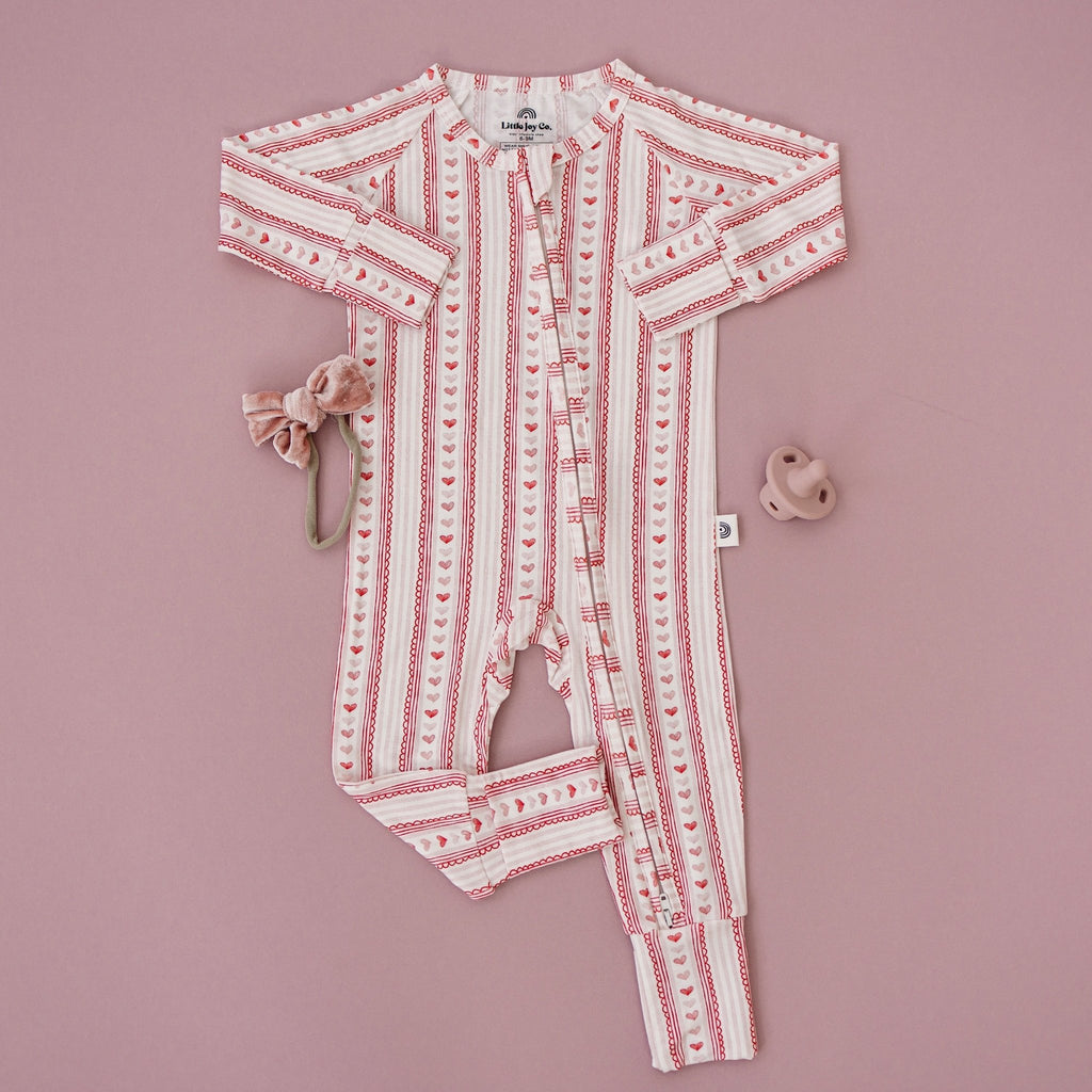 Laced with Love Bamboo Zippy Pajamas - Shop Avnu
