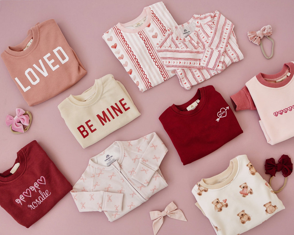 Blushing Bows 2pc Bamboo Pajamas - Shop Avnu