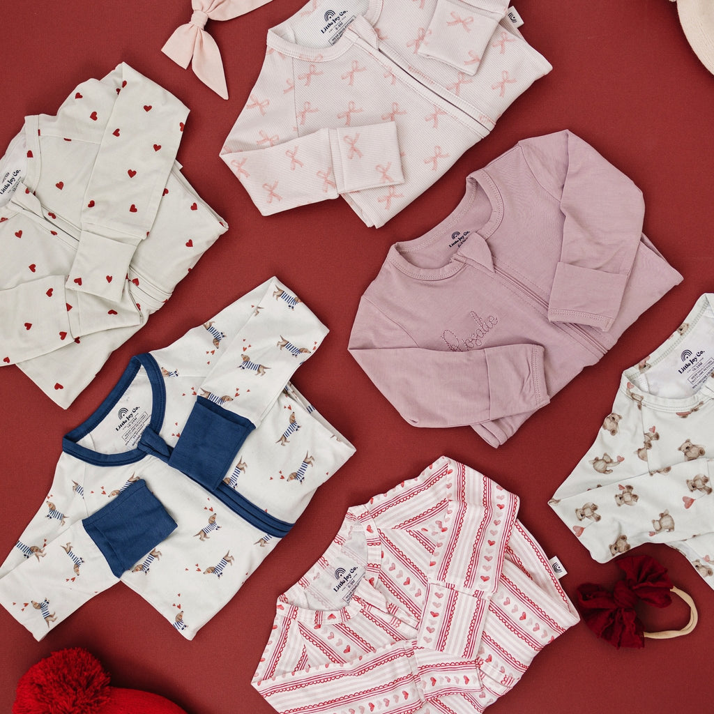Valentines Teddy Bear 2pc Bamboo Pajamas - Shop Avnu