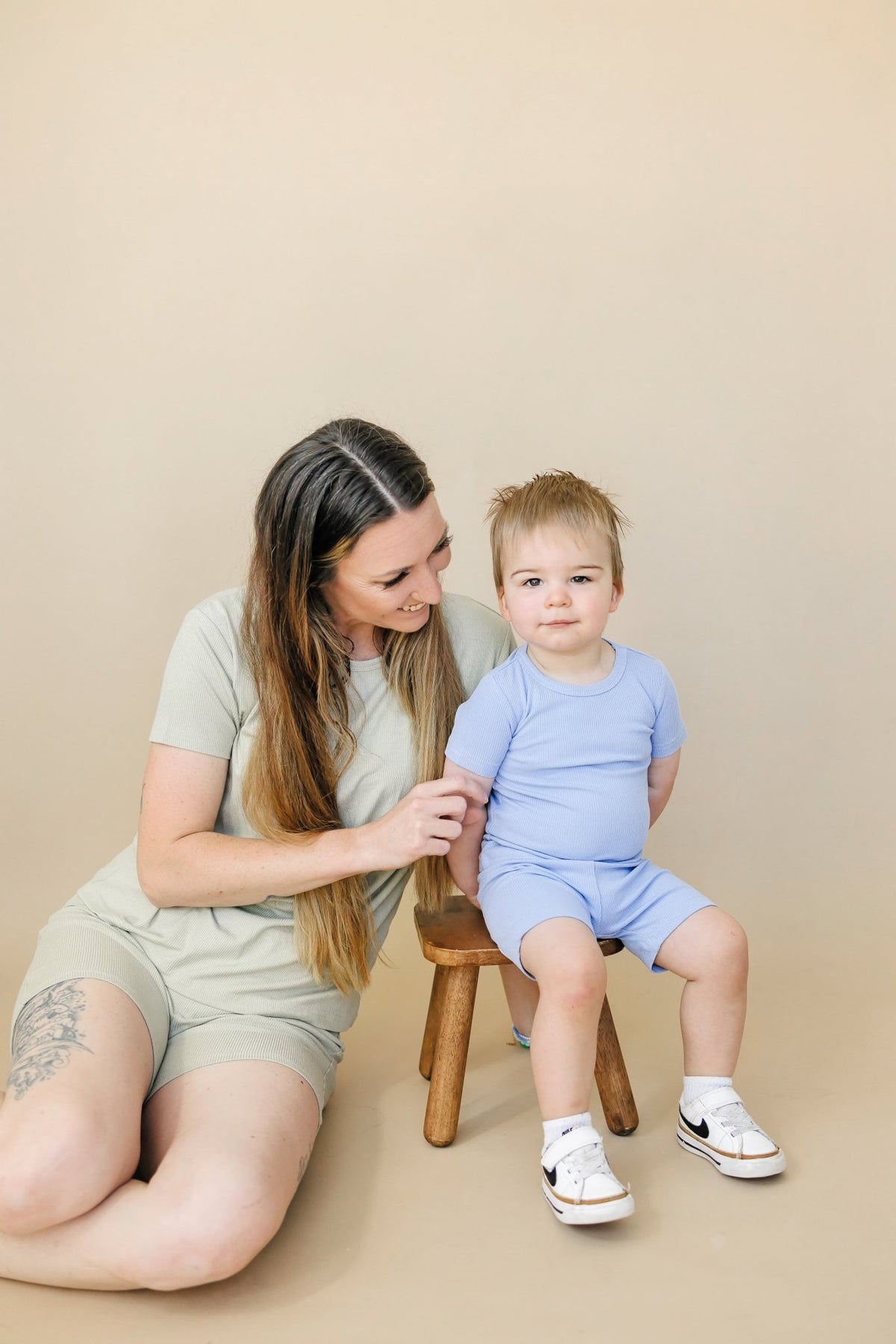 Solid Ribbed Bamboo 2pc Pajamas - more colors - Shop Avnu