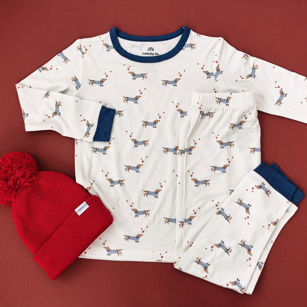 Puppy Love 2pc Bamboo Pajamas - Shop Avnu