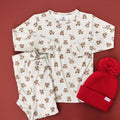 Valentines Teddy Bear 2pc Bamboo Pajamas - Shop Avnu