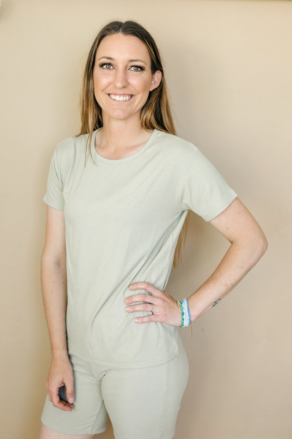 Women's Ribbed Bamboo Pajama Top & Bottoms - sold as separates - Shop Avnu